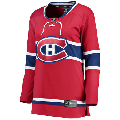 Montreal Canadiens Fanatics Women's Home Breakaway Jersey - Red