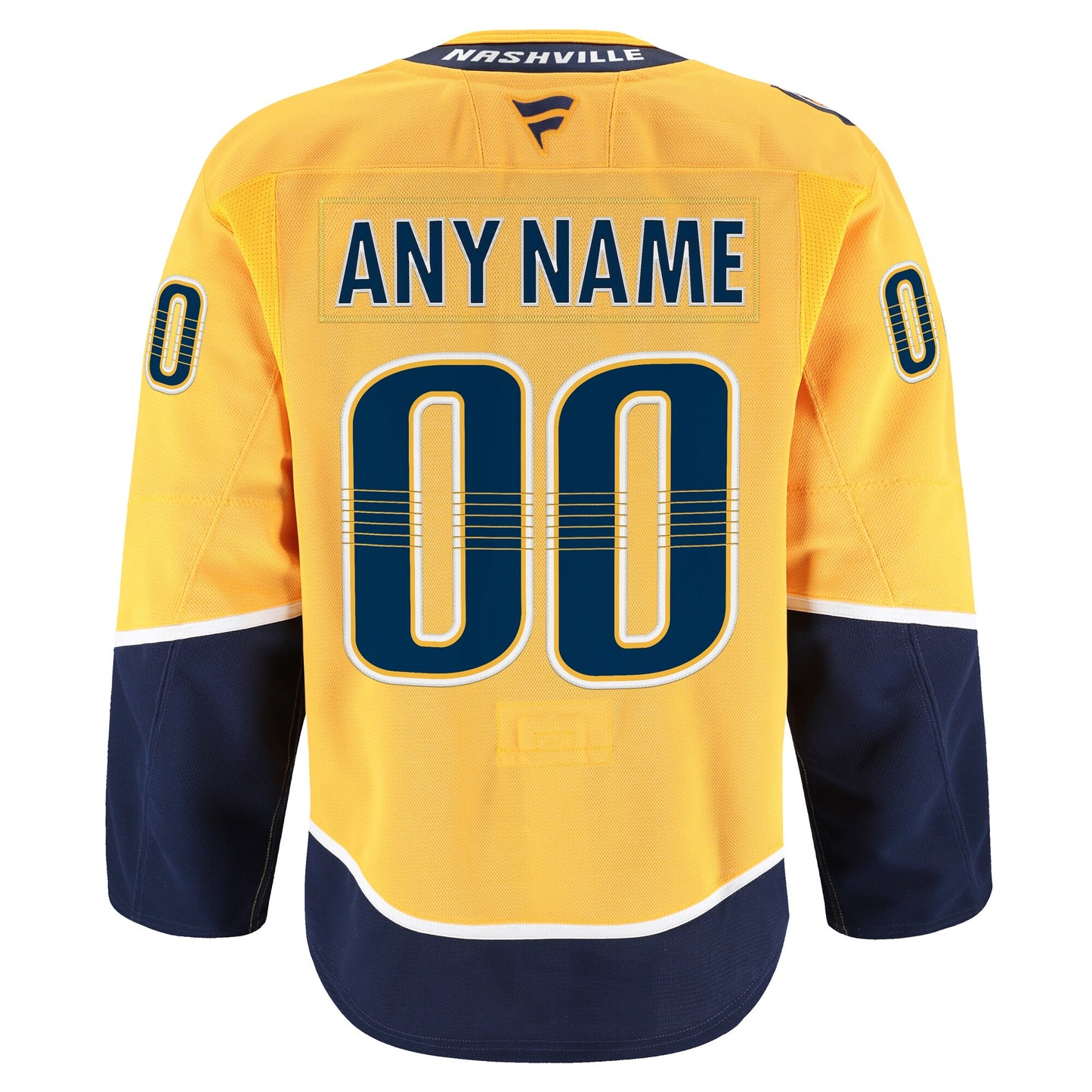 Nashville Predators Fanatics Home Authentic Pro Custom Jersey - Gold