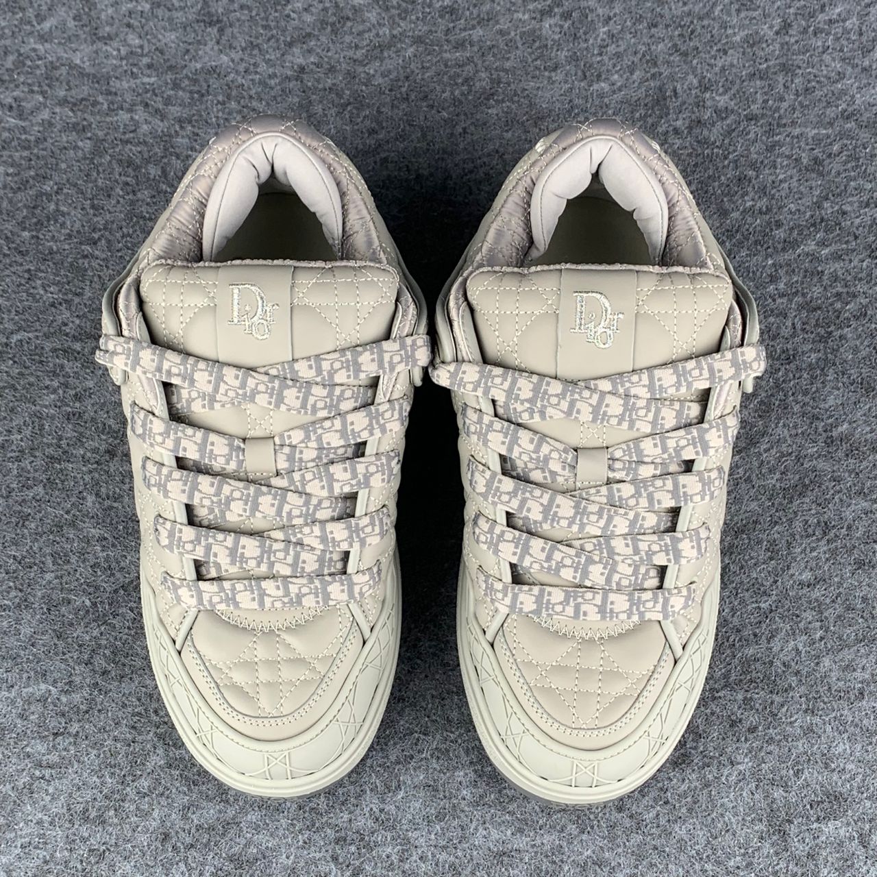 Dior B9S Skater Sneaker 'Gray Kumo Cannage'