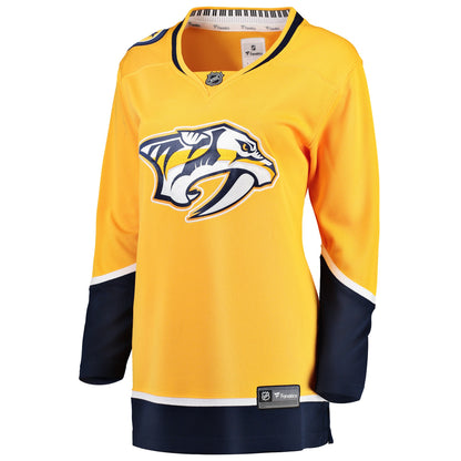 Nashville Predators Fanatics Women's Home Breakaway Jersey - Yellow