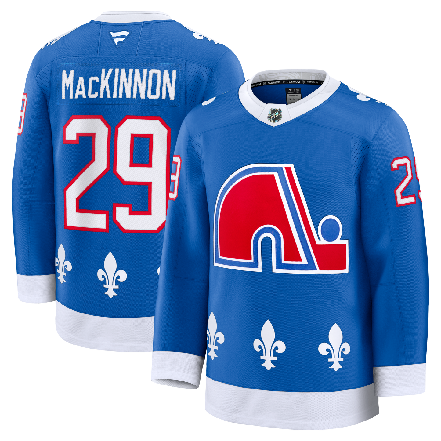 Nathan MacKinnon Colorado Avalanche Fanatics Alternate Heritage Premium Player Jersey - Blue
