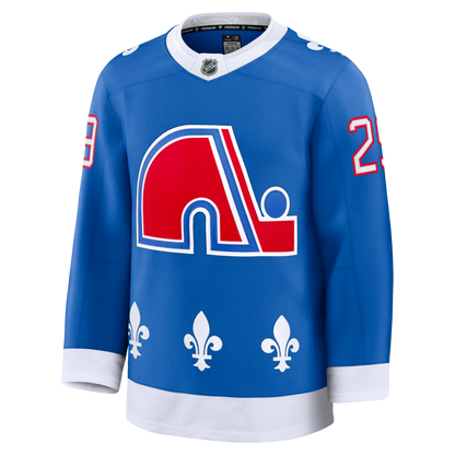 Nathan MacKinnon Colorado Avalanche Fanatics Alternate Heritage Premium Player Jersey - Blue