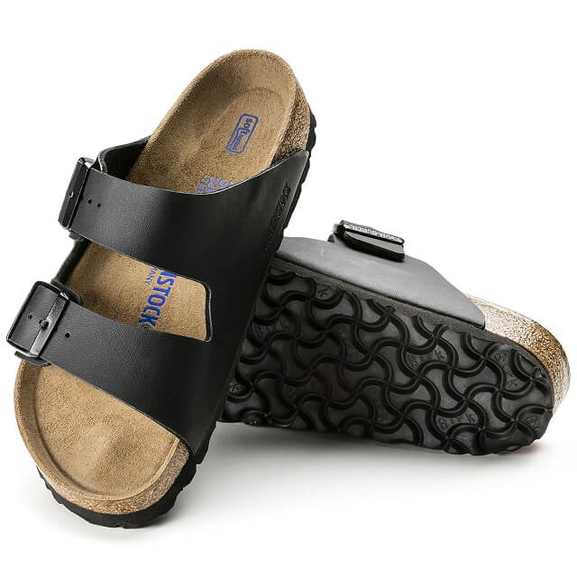 551251 Arizona Birko-Flor Black Soft Foot Bed