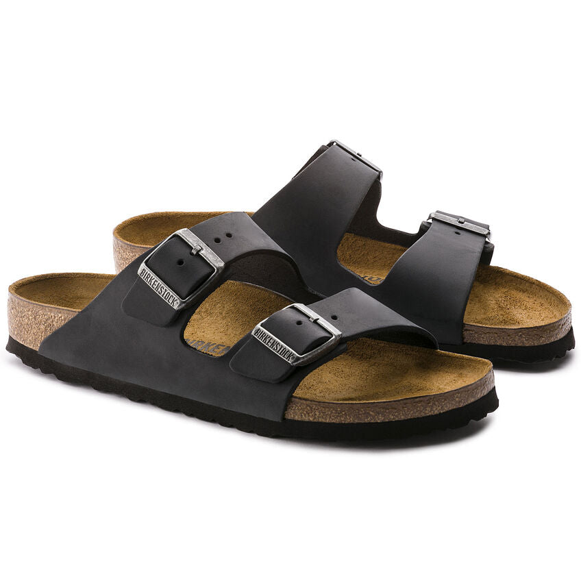 552111  Birki Arizona Oiled Leather Black