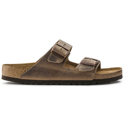 552813 Birki Arizona Oiled Leather Tobacco Soft Footbed Narrow