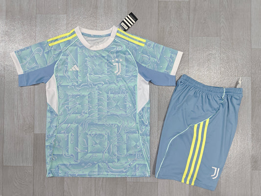 KIDS Juventus 2025/26 Away Kit (Jersey & Shorts Set)