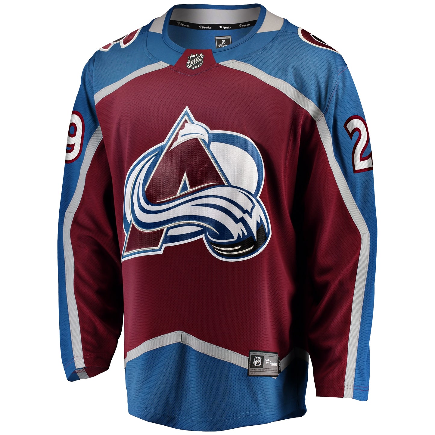 Nathan MacKinnon Colorado Avalanche Fanatics Home Breakaway Jersey - Burgundy
