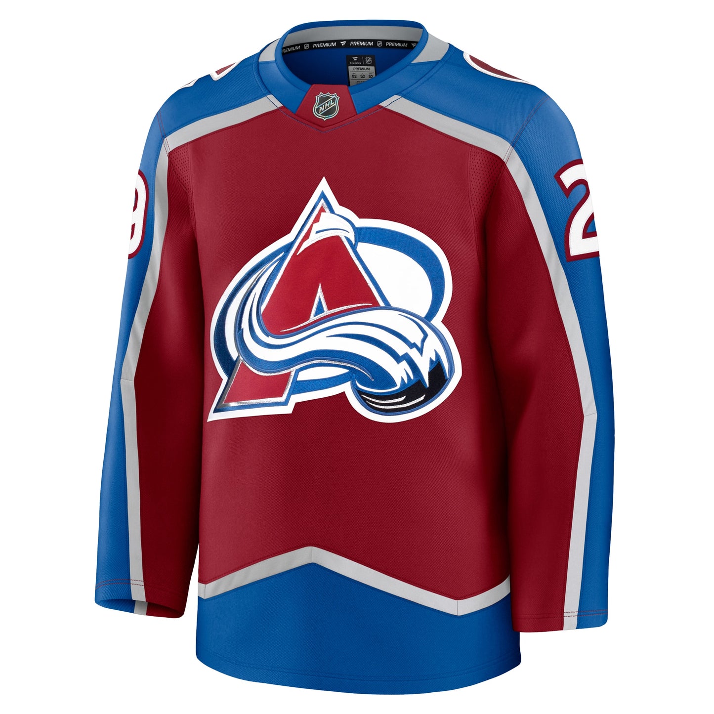 Nathan MacKinnon Colorado Avalanche Fanatics Home Premium Jersey - Burgundy