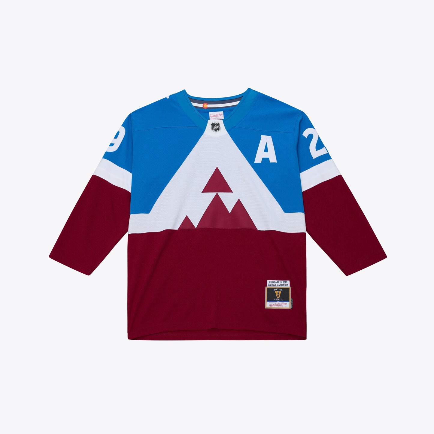 Nathan MacKinnon Colorado Avalanche Mitchell &amp;amp; Ness 2020 Power Play Jersey - Blue