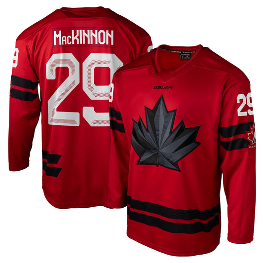 Nathan MacKinnon Hockey Canada Unisex 2026 Replica Jersey - Red