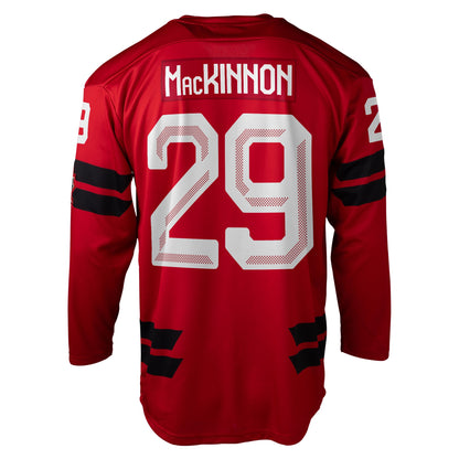 Nathan MacKinnon Hockey Canada Unisex 2026 Replica Jersey - Red