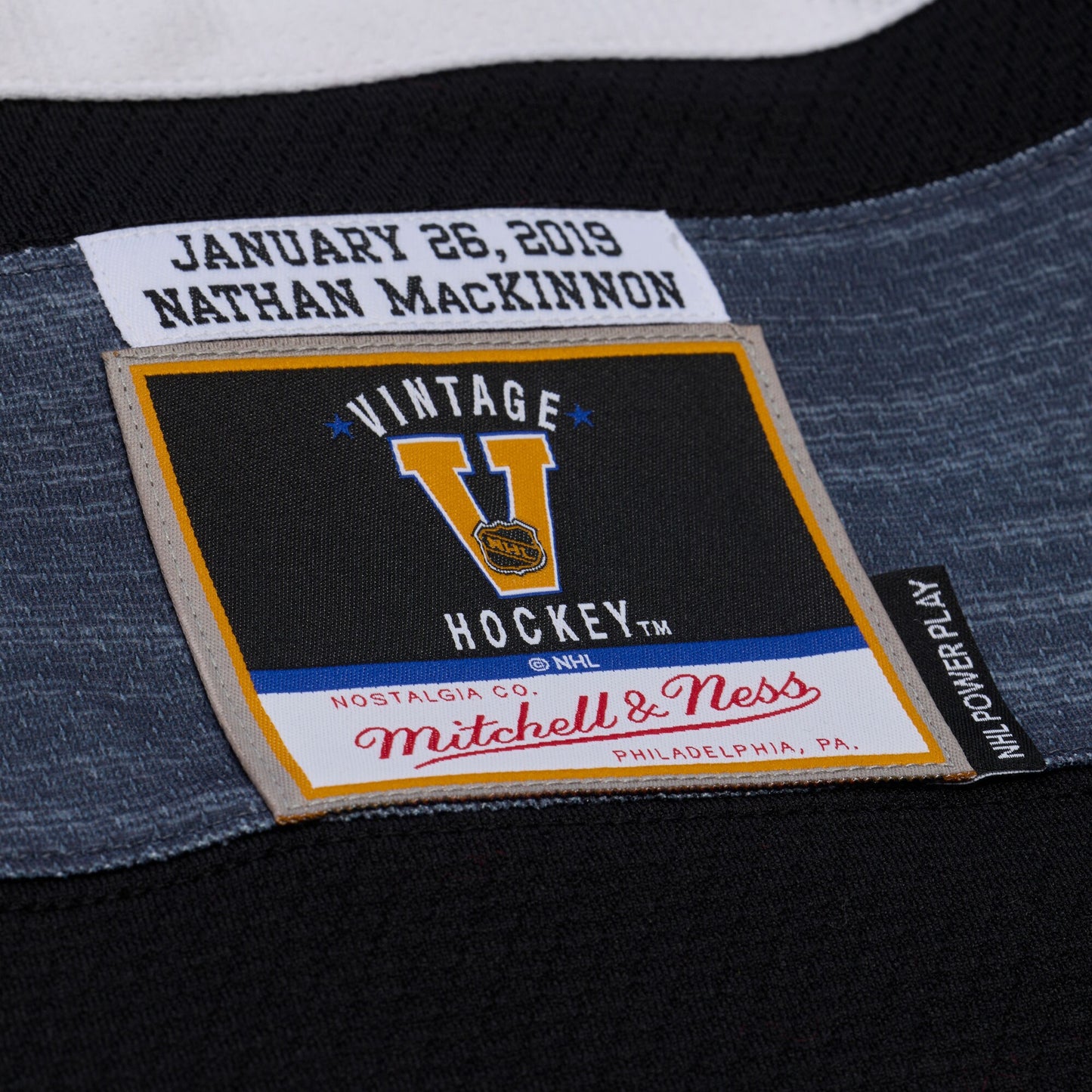 Nathan MacKinnon Mitchell &amp;amp; Ness 2019 All-Star Game Power Play Jersey - Black