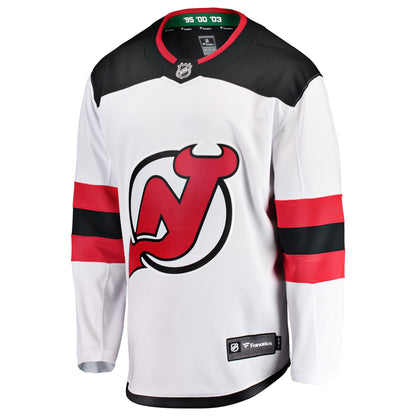 New Jersey Devils Fanatics Breakaway Away Jersey - White