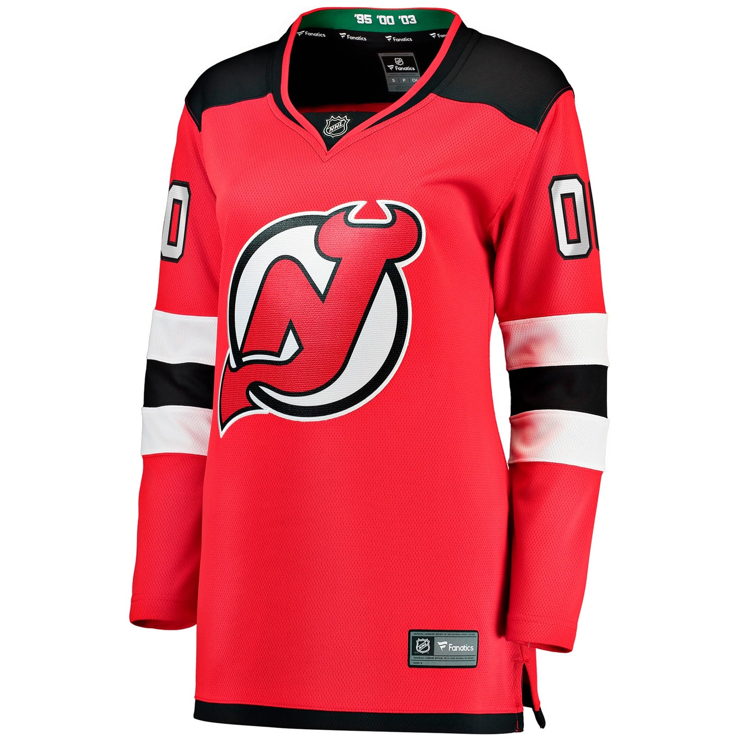 New Jersey Devils Fanatics Women's Home Breakaway Custom Jersey - Red