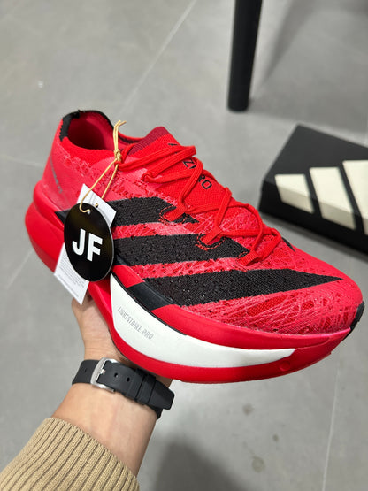 Adidas Adizero Prime X3 Strung Shoes Red | Black