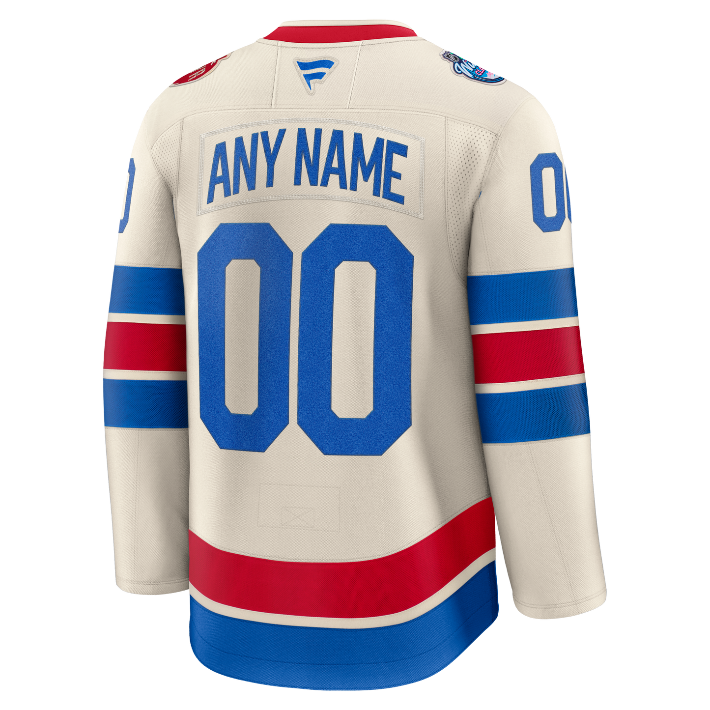 New York Rangers Fanatics 2026 NHL Winter Classic Premium Custom Jersey - Beige