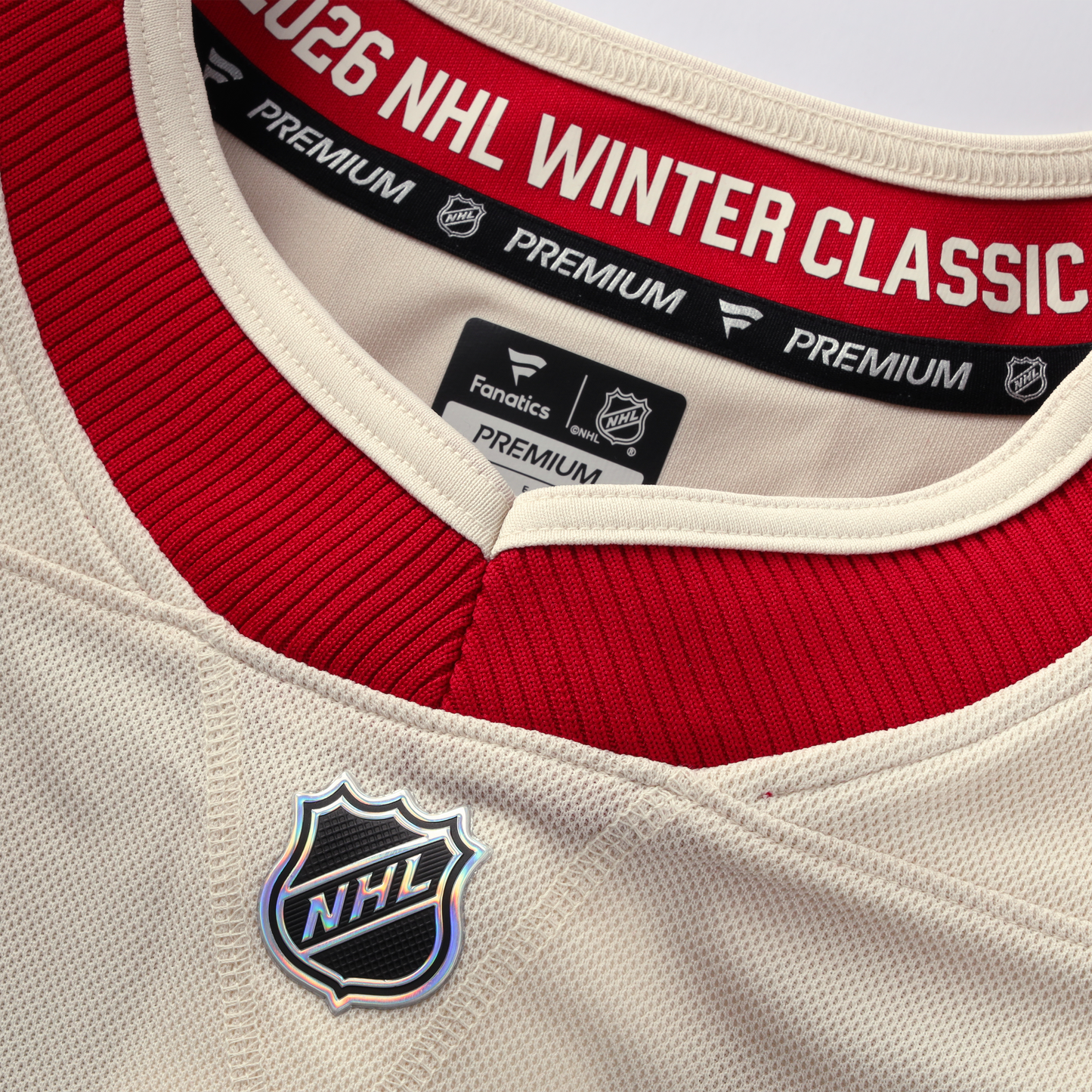 New York Rangers Fanatics 2026 NHL Winter Classic Premium Custom Jersey - Beige