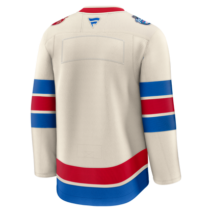 New York Rangers Fanatics 2026 NHL Winter Classic Premium Jersey - Beige