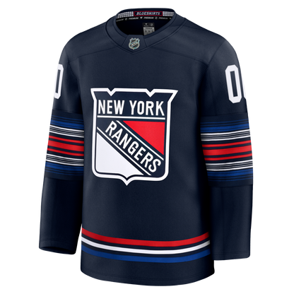 New York Rangers Fanatics Alternate Premium Custom Jersey - Navy