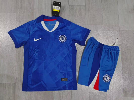 KIDS Chelsea FC Home Kit (Jersey & Shorts Set)