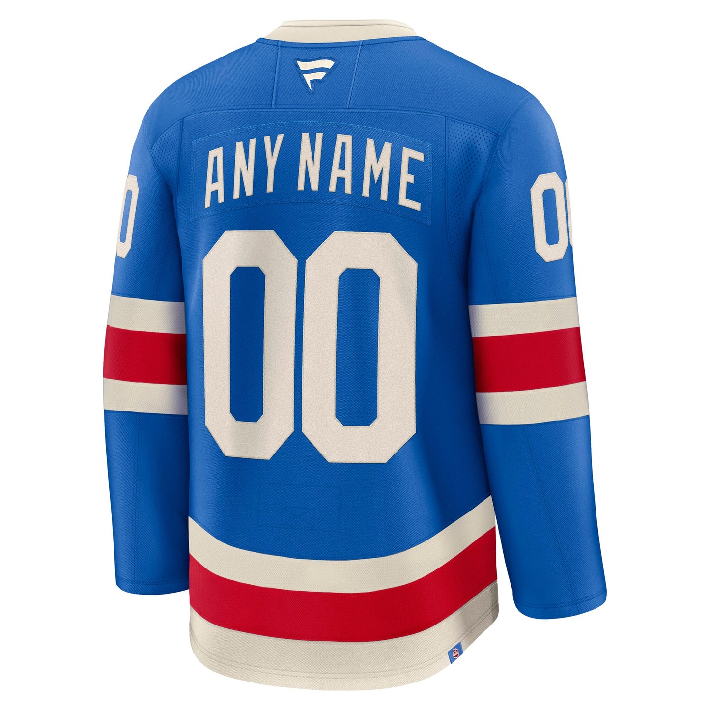 New York Rangers Fanatics Centennial Premium Custom Jersey - Blue