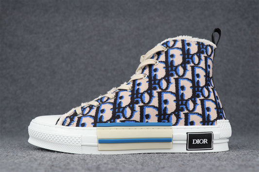 Dior B23 High 'Beige Black Navy Tapestry'