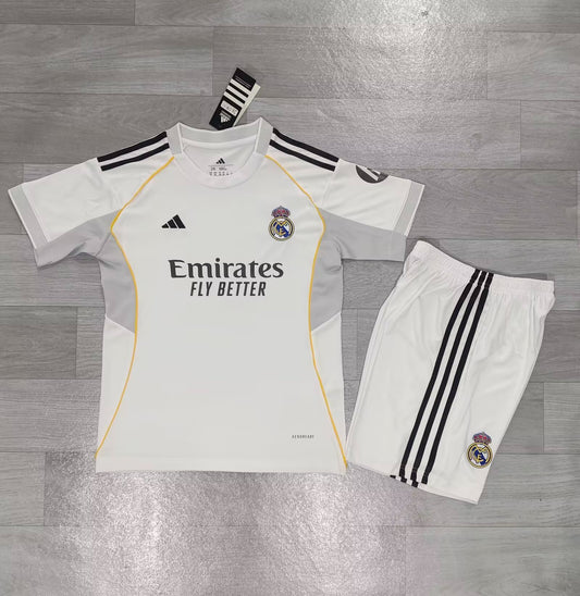 KIDS Real Madrid CF Home Kit (Jersey & Shorts Set)