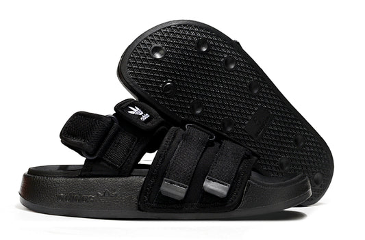 Adidas Originals Adilette 4-Strap Sandals Triple Black GZ8825
