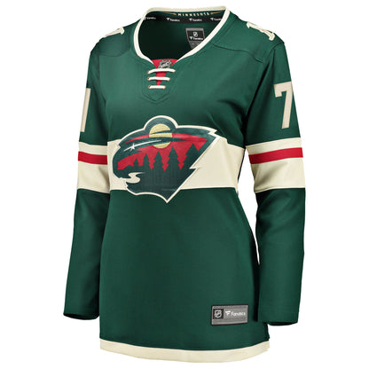 Nick Foligno Minnesota Wild Fanatics Women's Home Breakaway Jersey - Green