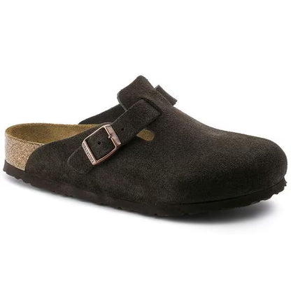 660461 Boston Soft Footbed Mocha Suede