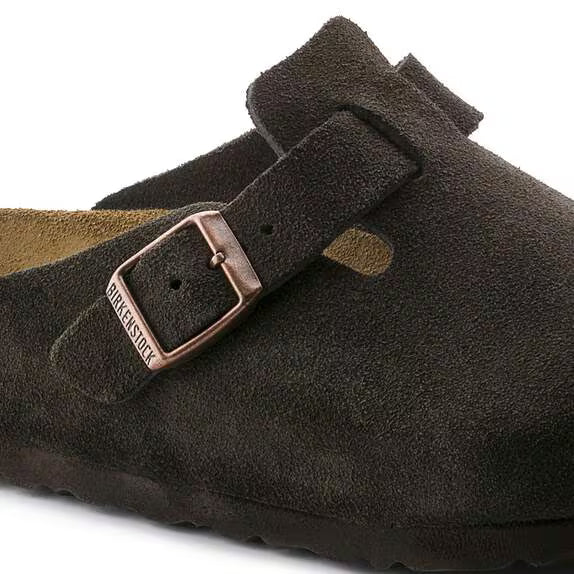 660461 Boston Soft Footbed Mocha Suede