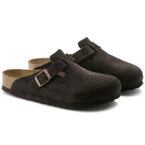 660461 Boston Soft Footbed Mocha Suede