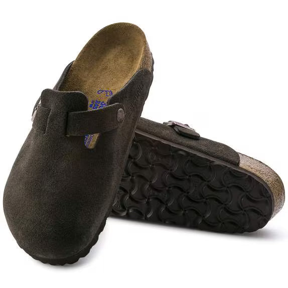 660461 Boston Soft Footbed Mocha Suede