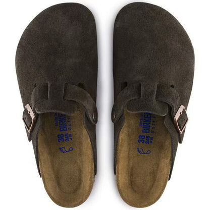 660461 Boston Soft Footbed Mocha Suede