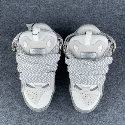 Lanvin Curb Sneakers 'Grey White'