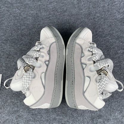 Lanvin Curb Sneakers 'Grey White'