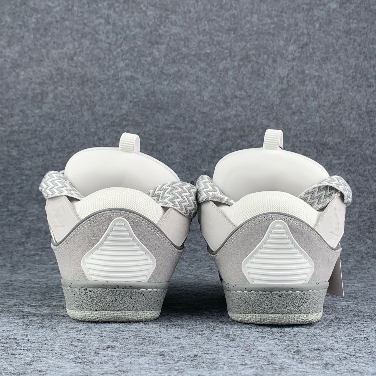 Lanvin Curb Sneakers 'Grey White'