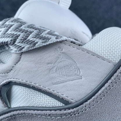 Lanvin Curb Sneakers 'Grey White'