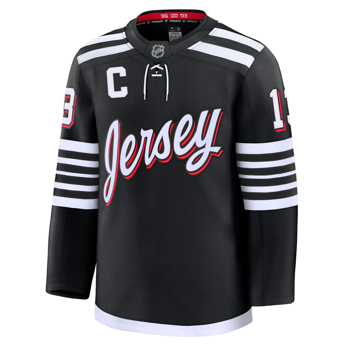 Nico Hischier New Jersey Devils Fanatics Alternate Premium Jersey - Black