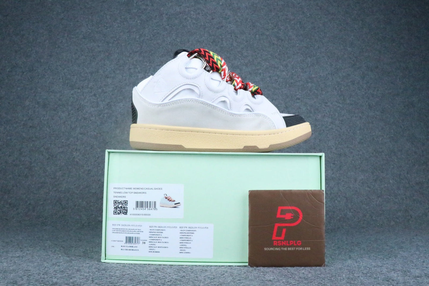 Lanvin Curb Sneakers 'White Ivory'