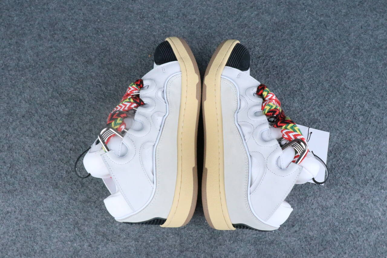 Lanvin Curb Sneakers 'White Ivory'