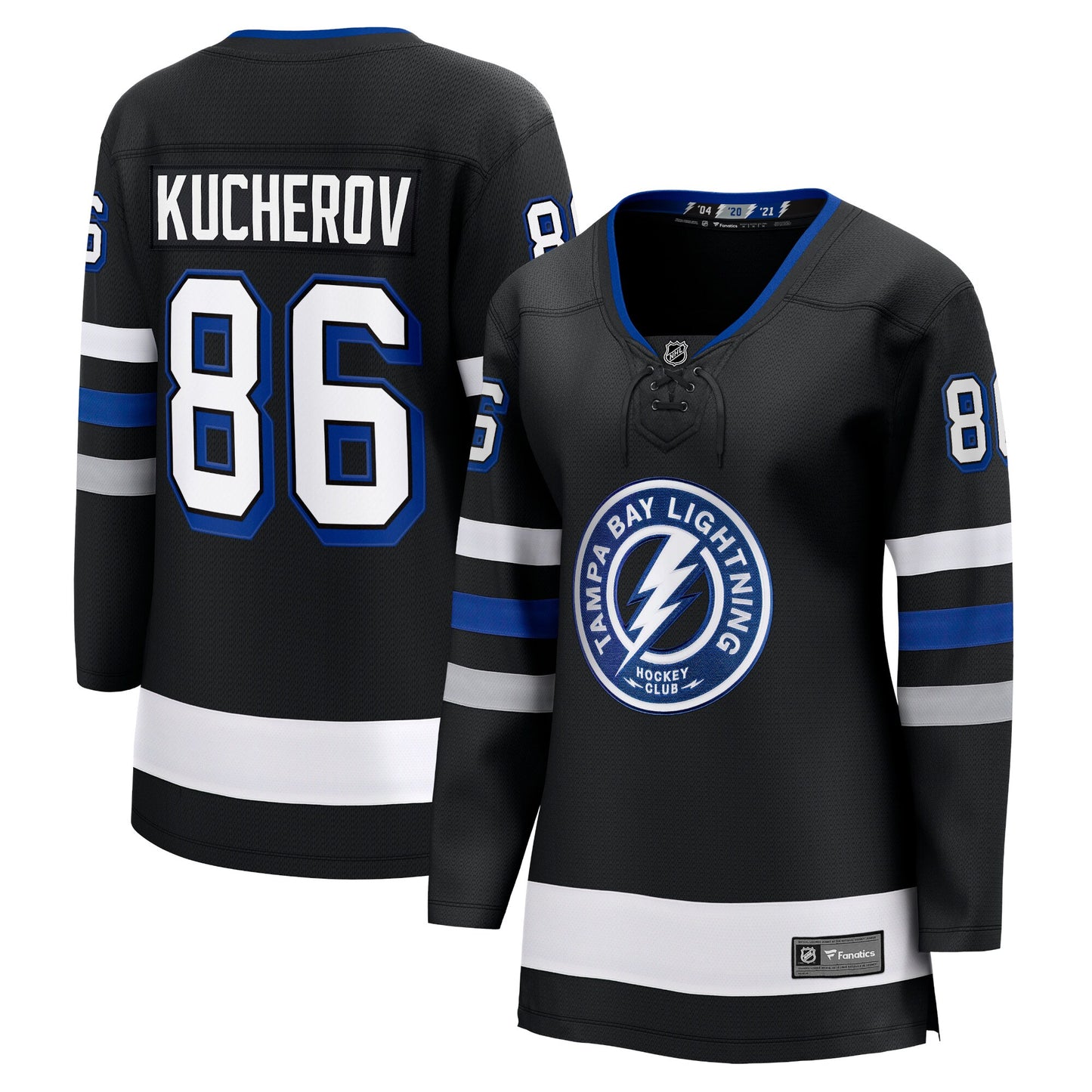 Nikita Kucherov Tampa Bay Lightning Fanatics Women's Breakaway Jersey - Black