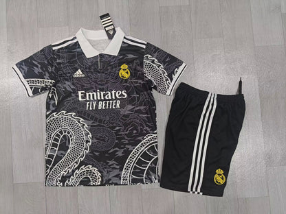 KIDS Real Madrid Black Dragon Special Edition Kit (Jersey & Shorts Set)