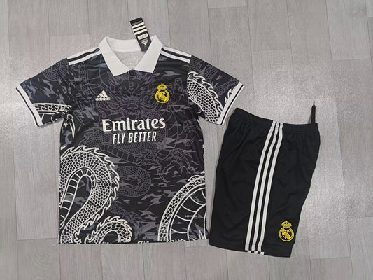 KIDS Real Madrid Black Dragon Special Edition Kit (Jersey & Shorts Set)