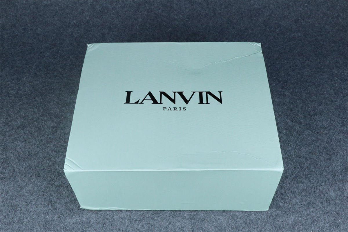Lanvin Curb Sneakers 'Speckled Effect - Light Grey'