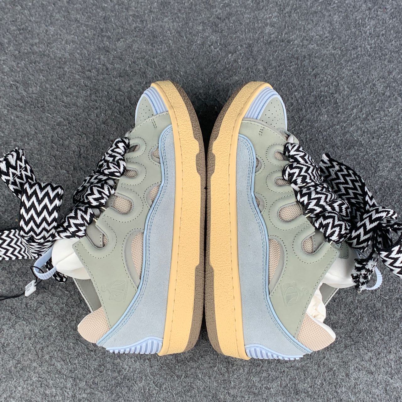 Lanvin Curb Sneakers 'Light Blue'