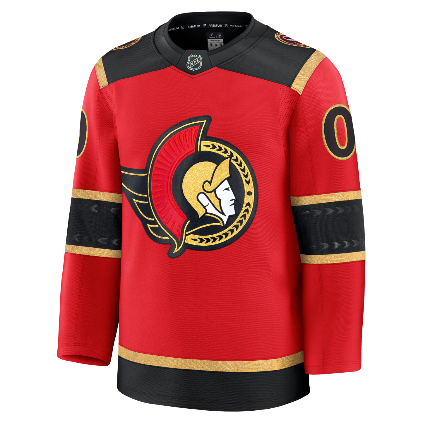 Ottawa Senators Fanatics Alternate Custom Premium Jersey - Red