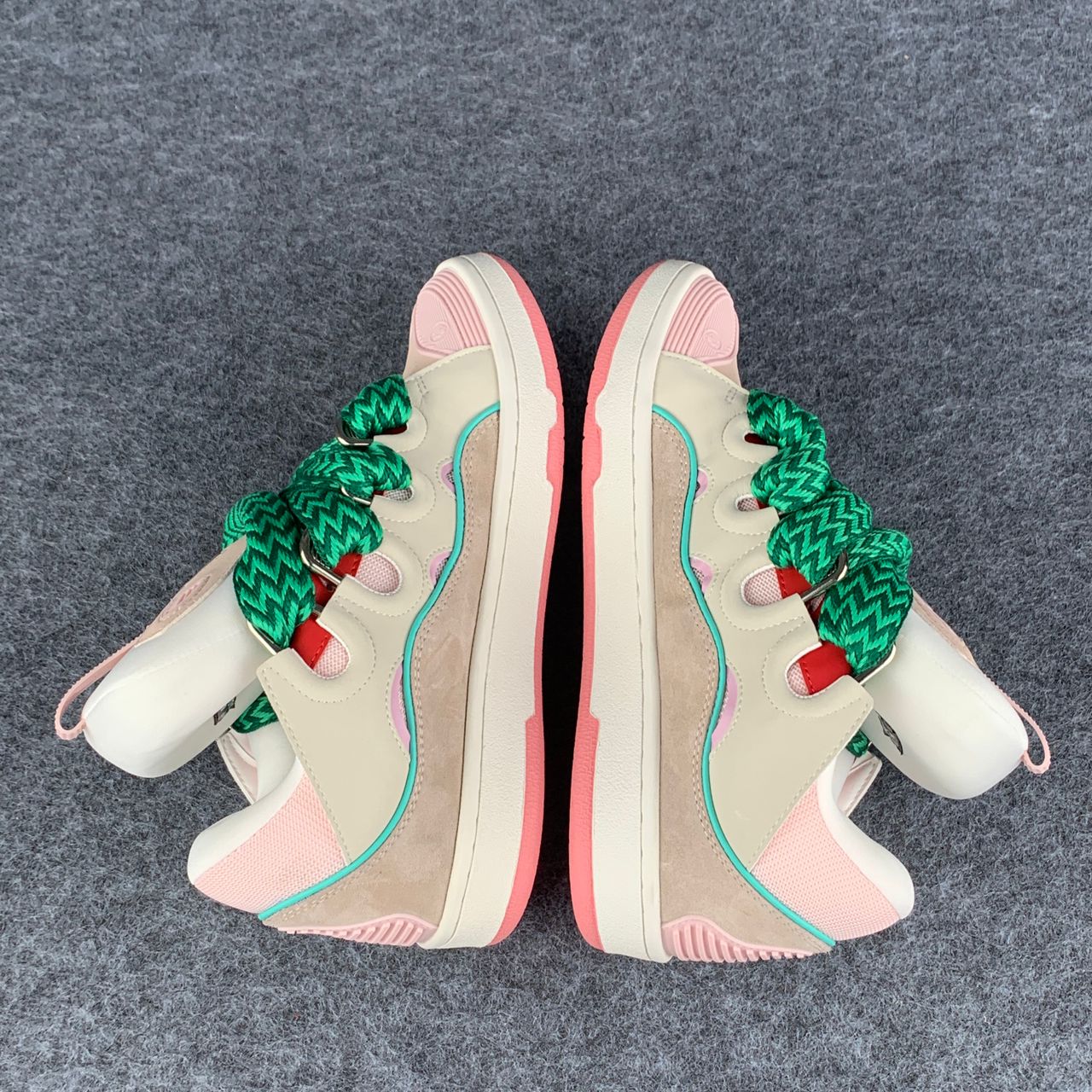 Lanvin Curb Sneakers 'Beige Pink'