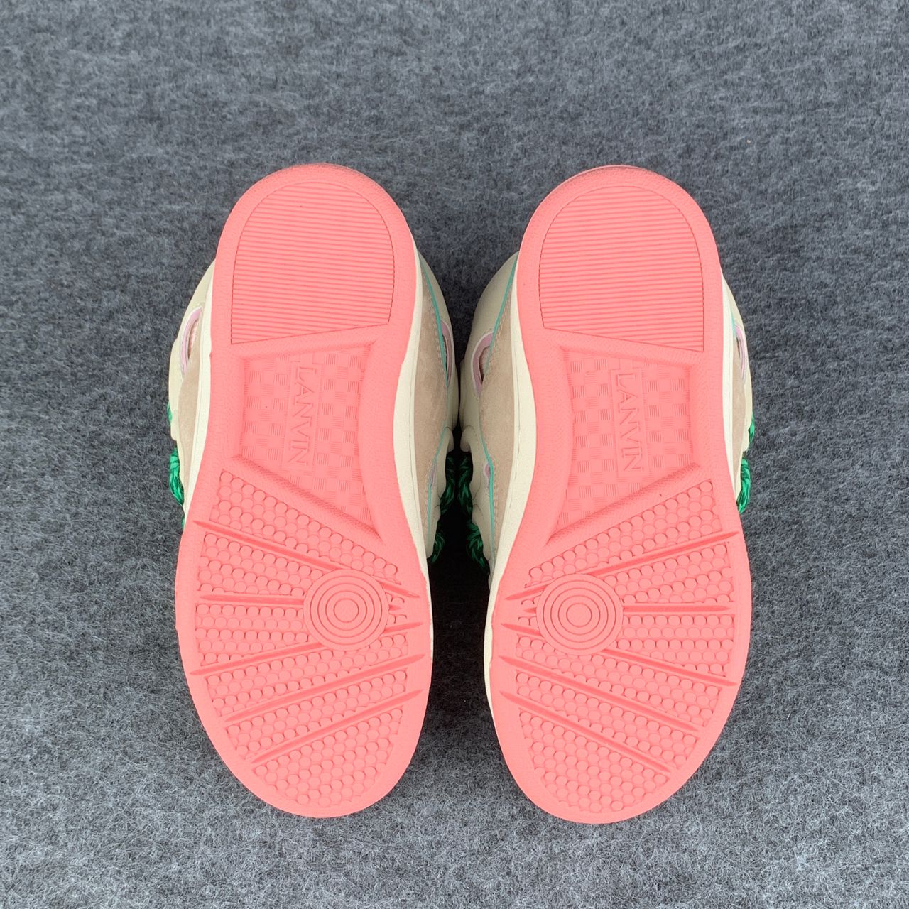 Lanvin Curb Sneakers 'Beige Pink'