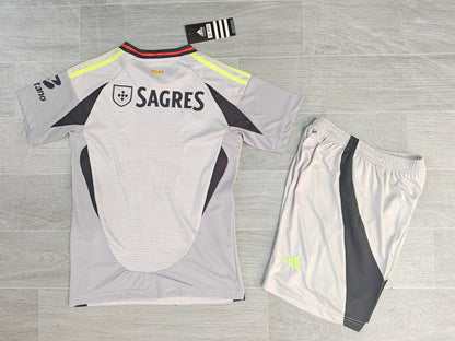 KIDS SL Benfica Away Kit (Jersey & Shorts Set)